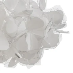 Slamp hængelampe Clizia Mama Non Mama, Ø53cm, hvid/rød