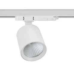 SLC LED track spot Fox, hvid, 3.000 K, 3-fase skinne