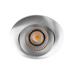 SLC One 360° LED-indbygningslampe dæmp-til-varm aluminium