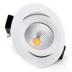 SLC One 360° LED-indbygningslampe hvid 3.000K