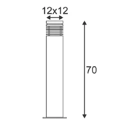 SLV Arrock Sand - Stibelysning i sandsten, granit