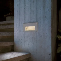 SLV Brick LED downunder indbygget væglampe 3.000K