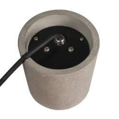 SLV Concreto gulvspot, IP65, GU10 stik, rundt