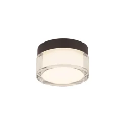 SLV Cyft LED-væglampe, sort, aluminium, Ø 13,2 cm, CCT