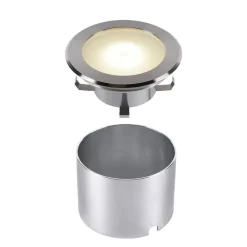 SLV Dasar Flat 120 LED-gulvlampe til indbygning, 3.000 K