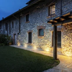 SLV Dasar Flat 120 LED-gulvlampe til indbygning, 3.000 K