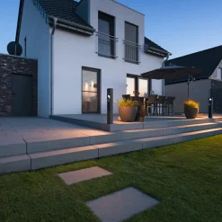 SLV Eskina Frame 75 LED-vejlampe, antracit, aluminium, IP65, CCT