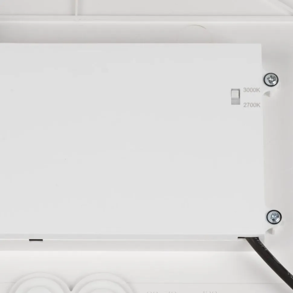 SLV LED-loftlampe Decona, Ø 42 cm, hvid, metal, CCT