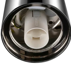 SLV Varyt loftlampe til badeværelset, krom, aluminium, Ø 12 cm