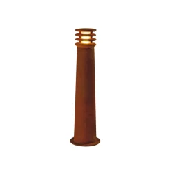 SLV vejlampe Rusty 70, rustfarvet, stål, højde 70 cm, IP55