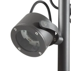 SLV vejlampe Sitra, 2 lyskilder, antracit, aluminium, GX53, IP44