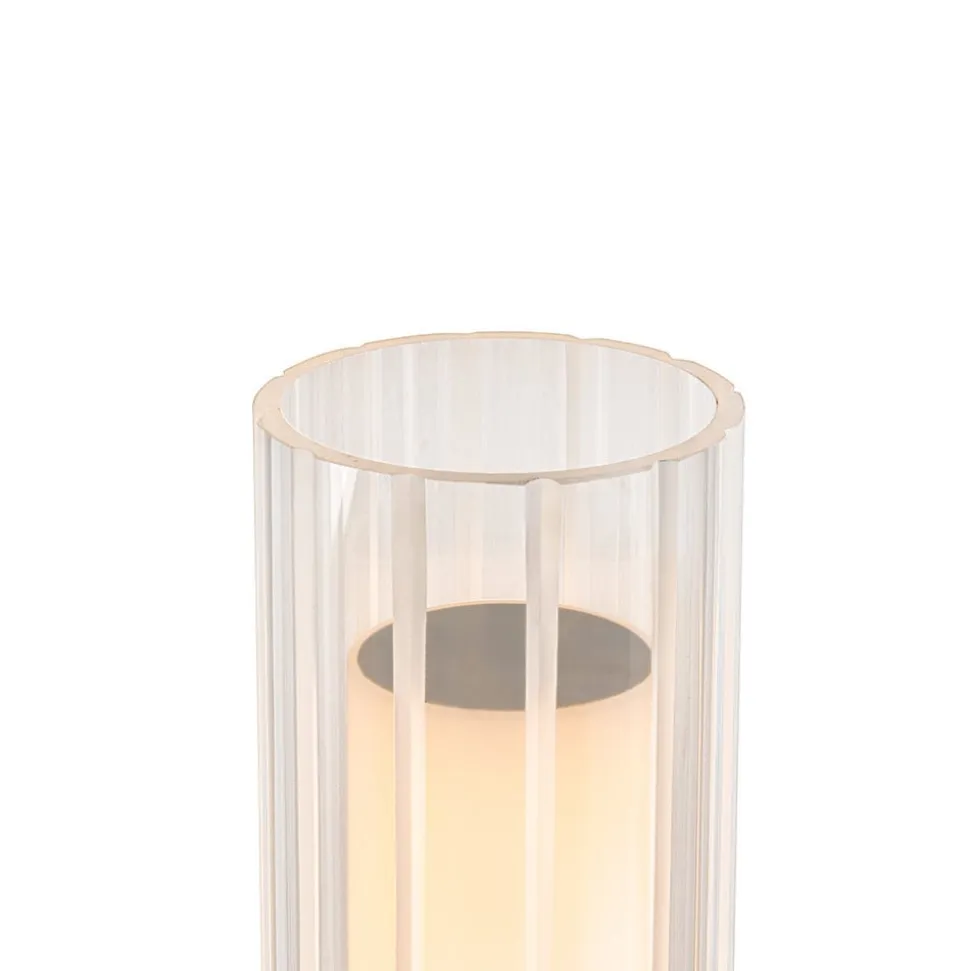 SLV væglampe til badeværelset Lygant dobbelt, krom, aluminium