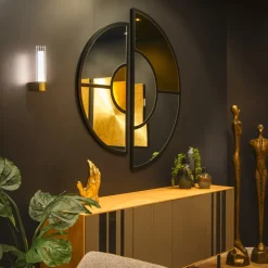 SLV væglampe til badeværelset Lygant enkelt, messingfarvet, aluminium