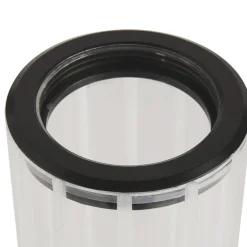 SLV væglampe til badeværelset Lygant enkelt, sort, aluminium