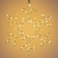 Sølvsnefnug LED-dekorationslampe