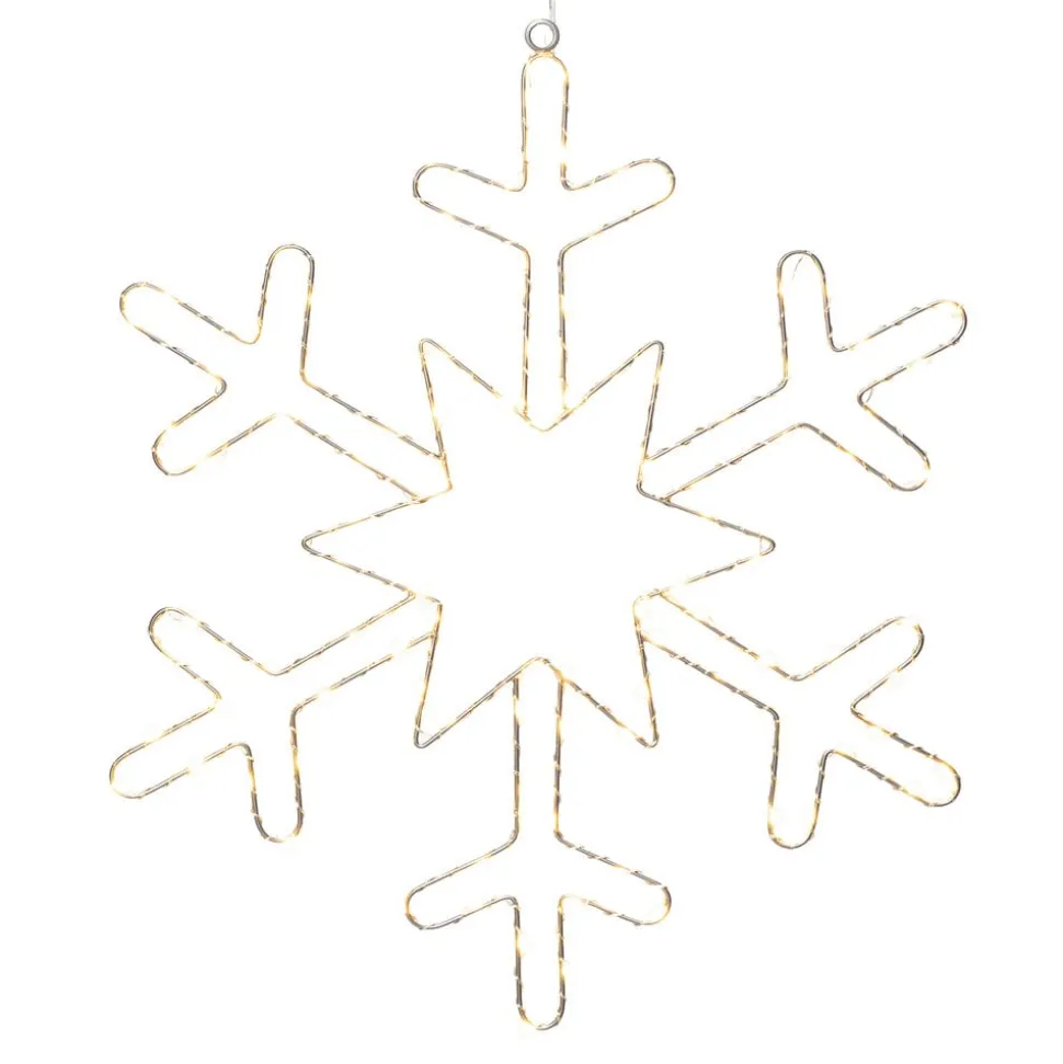 Sølvsnefnug LED-dekorationslampe