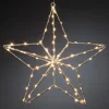Sølvstjerne LED-dekorationslampe 37x36 cm