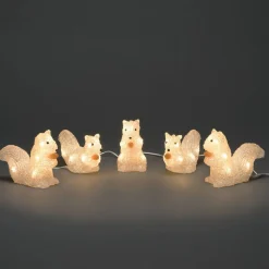 Små enhjørninger udendørs LED lysfigurer, sæt m. 5