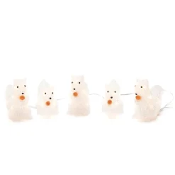 Små enhjørninger udendørs LED lysfigurer, sæt m. 5