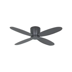 Smart loftventilator Eco Plano II, Ø 112 cm, grå, DC