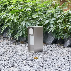 Smart stikkontakt søjle WLAN 23 cm stål Tuya