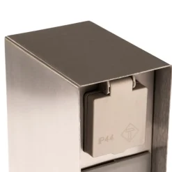 Smart stikkontakt søjle WLAN 23 cm stål Tuya