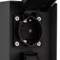 Smart stikkontaktsøjle WLAN 23 cm sandgrå Tuya