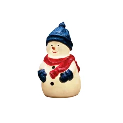 Snemand LED-dekorationsfigur, varmhvid, IP44