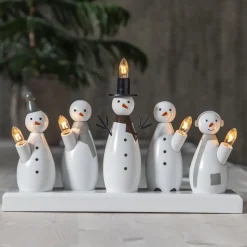 Snemand lysestage, 5 lyskilder