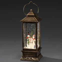 Snemandslanterne LED, vandfyldt