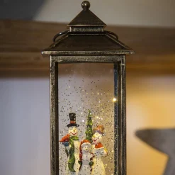 Snemandslanterne LED, vandfyldt