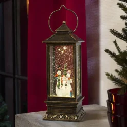 Snemandslanterne LED, vandfyldt