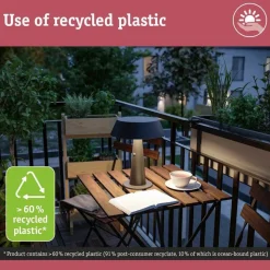 Soala Solcelle Lampe Anthracite - Paulmann