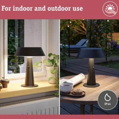 Soala Solcelle Lampe Anthracite - Paulmann