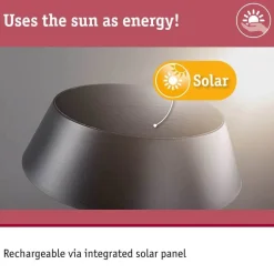 Soala Solcelle Lampe Anthracite - Paulmann