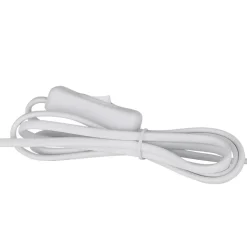 Sofia bordlampe, lysegrøn, højde 50 cm, stof/glas