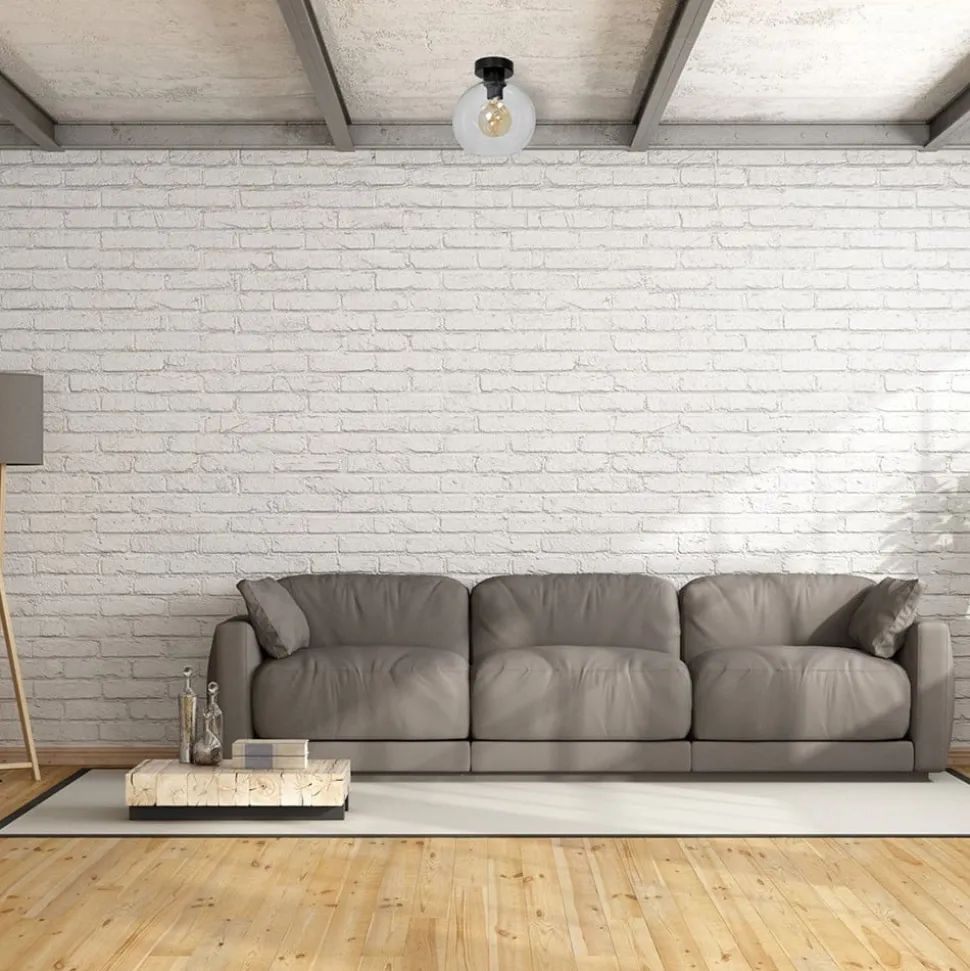 Sofia loftlampe med klart glasskærm