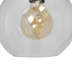 Sofia loftlampe med klart glasskærm