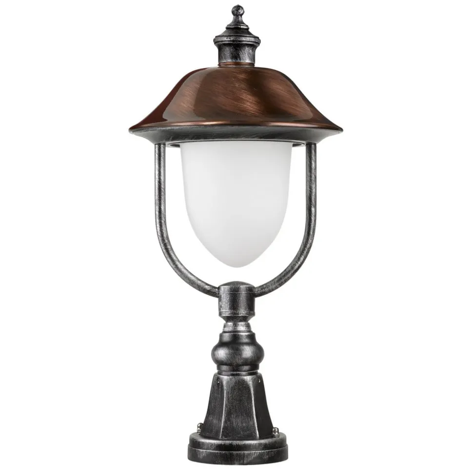 Sokkellampe 1157, sort/kobber