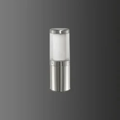 Sokkellampe 1255, stål, saltvandsresistent, 45 cm