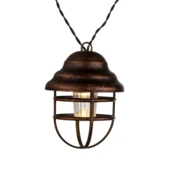 Solcelle lyskæde Lina med 8 lanterner