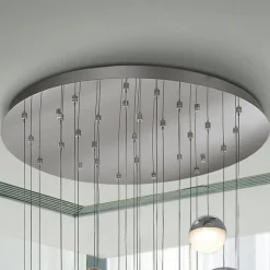 Sphere LED-pendellampe, flerfarvet, 27 lk., app