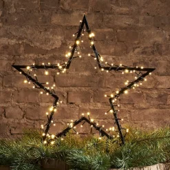 Spiky LED-dekorationslampe med jordspyd, 60 cm