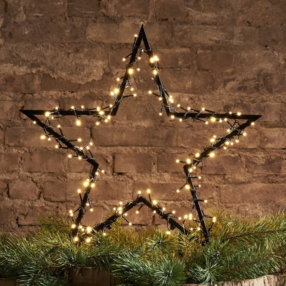 Spiky LED-dekorationslampe med jordspyd, 60 cm