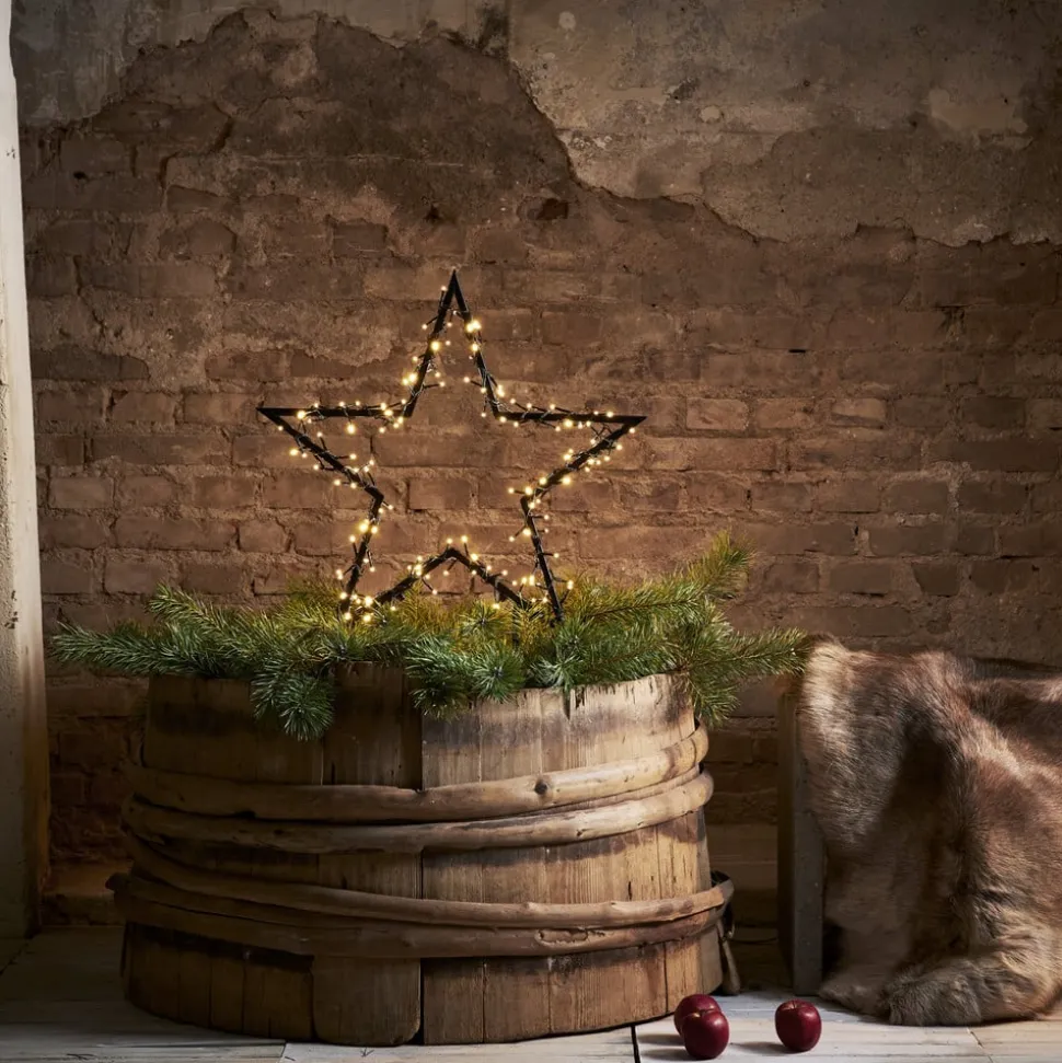 Spiky LED-dekorationslampe med jordspyd, 60 cm