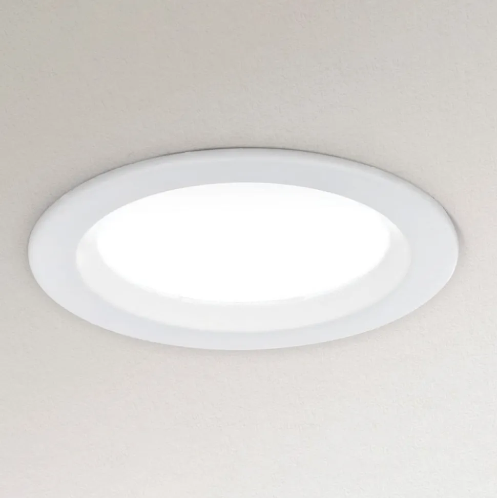 Spock LED-indbygningslampe Ø 9cm, hvid