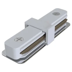 Sporforbinder, stift 1-fase skinne, hvid