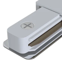 Sporforbinder, stift 1-fase skinne, hvid