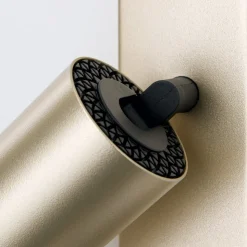 Spotlight Sean, 2 lyskilder, guldfarvet, metal, drejeligt monteret