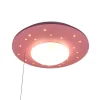 Starlight loftlampe med stjernehimmel, rosa